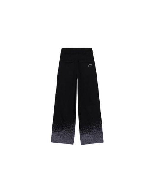 Li-ning Blue (Wmns) Graphic Loose Fit Pants
