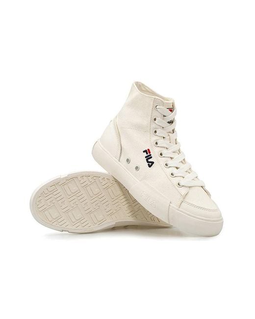 Fila Natural (Wmns) Fila Block High-Top Canvas Shoes