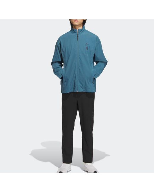 Adidas Blue Wj Trans Wv Jacket for men