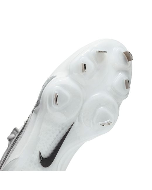 Nike White Force Zoom Trout 9 Elite Baseball Cleats for men
