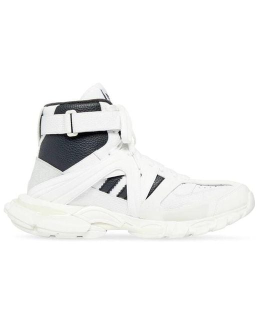 Balenciaga White X Adidas Originals Track Forum Sneakers for men