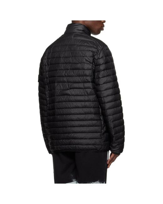 Stone Island Black Packable Down Jacket for men
