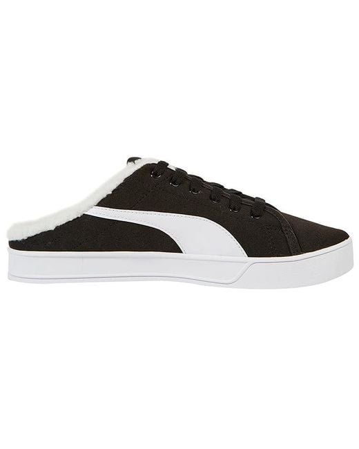 PUMA Black Bari Mule Sherpa Casual Sneakers for men