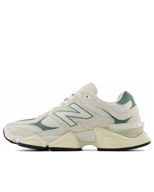 New Balance White 9060 'Linen Dark Juniper' for men