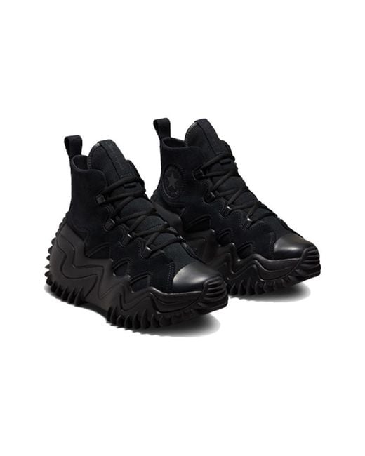 Converse Black Run Star Motion Hi-top Cx Platform Sneakers for men