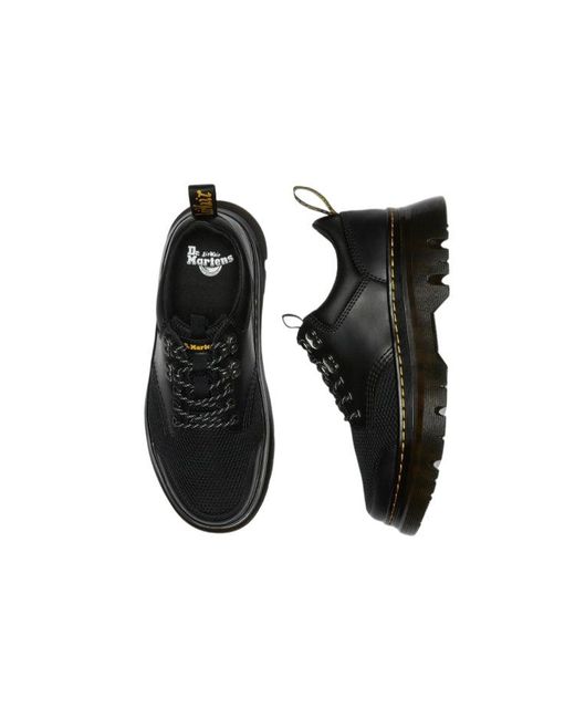 Dr. Martens Black Tarik Lo Leather Utility for men