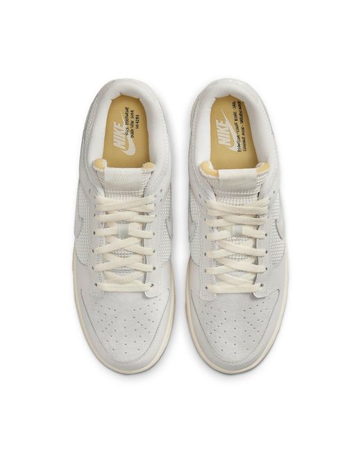 Nike White Dunk Low Light Bone' for men