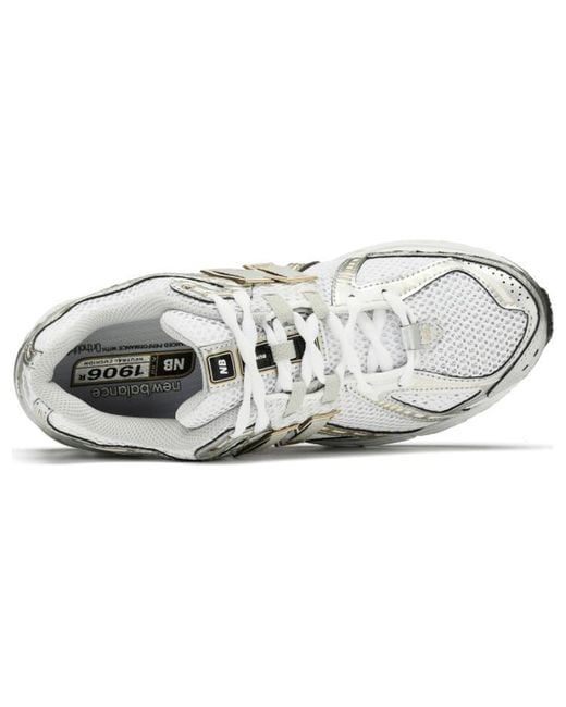 New Balance White 1906R Metallic' for men