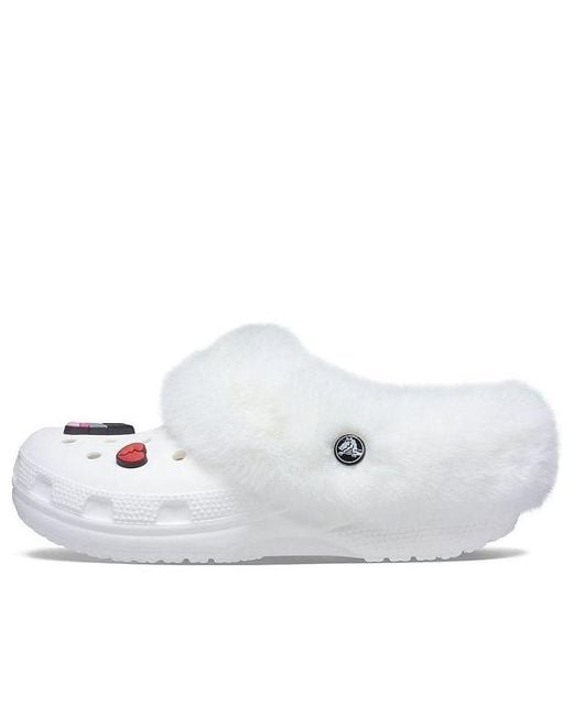 CROCSTM White Classic Clog Slippers for men