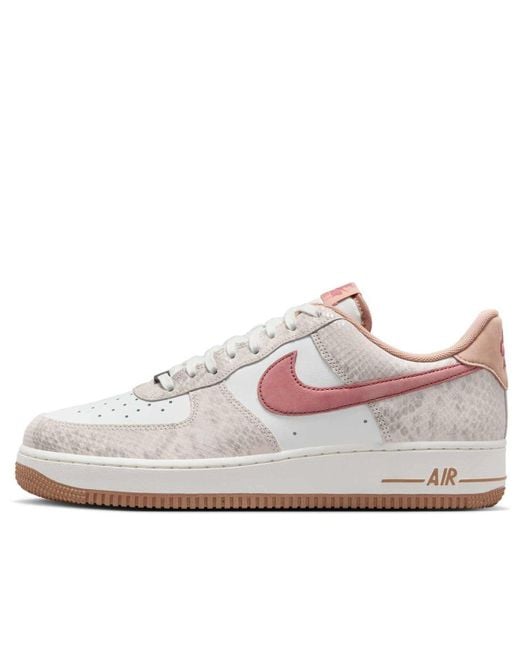 Nike White Air Force 1 Low 'Canyon Rust Snakeskin' for men