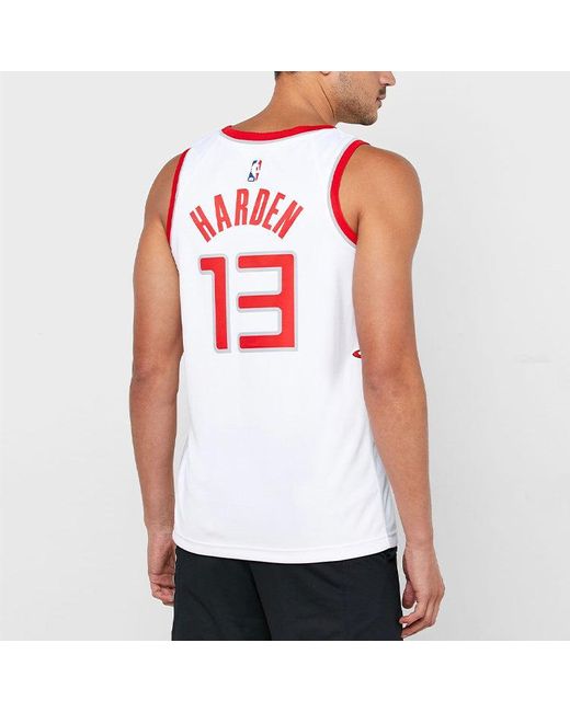 Nike Gray Nba Sw Jersey Harden 13 Houston Rockets for men