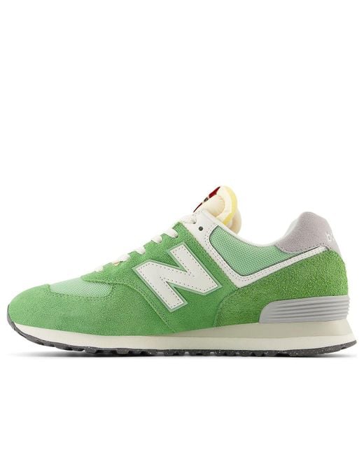 New Balance Green 574 'Chive Sea Salt' for men