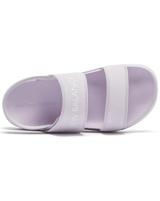 New Balance White Nclay Series Casual Sandals