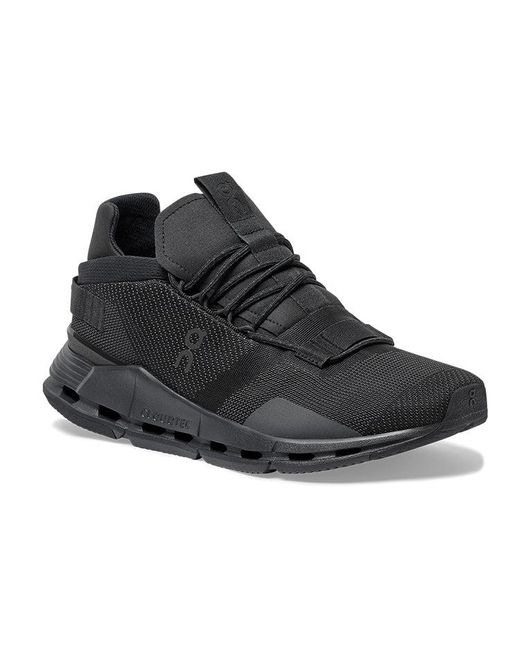 On Shoes Black Cloudnova Eclipse' for men