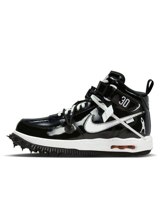 Nike Black Air Force 1 Mid Sp /white-white Dr0500-001 for men