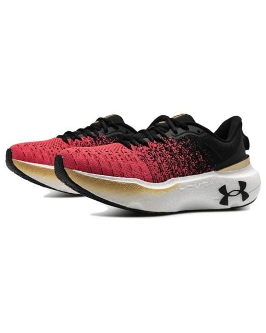 Under Armour Red Infinite Elite Running Shoes for men