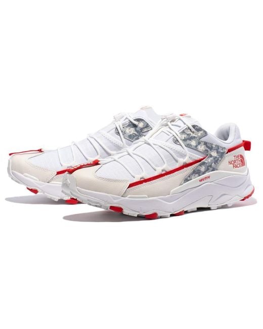 The North Face White Vectiv Taraval Tech Lny Hiking Shoes for men