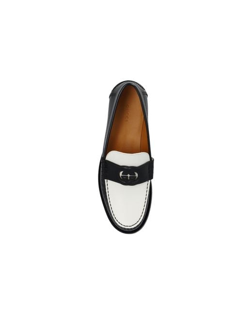 Gucci Black (Wmns) Interlocking G Loafer Leather'