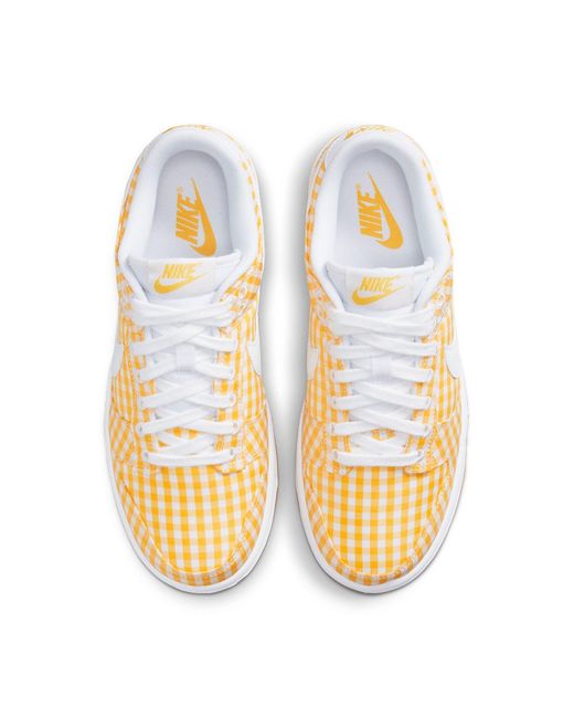 Nike Natural Dunk Low Wmns Yellow Gingham