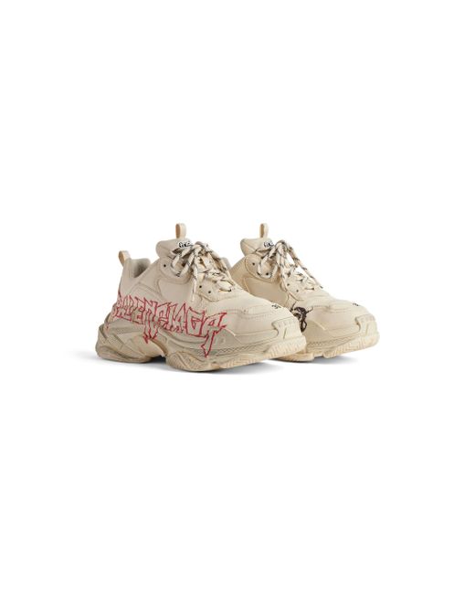 Balenciaga Pink (Wmns) Triple S Diy Metal