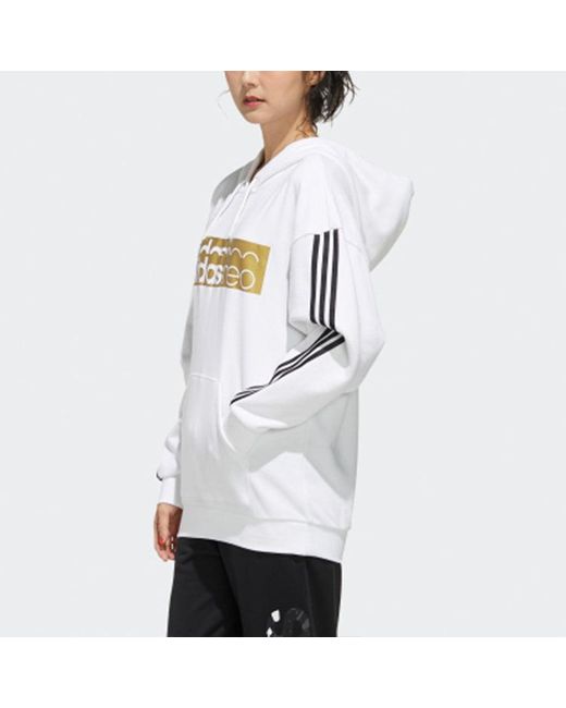 Adidas White (Wmns) Neo Casual Sports Pullover