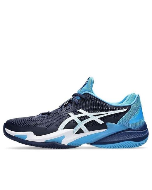 Asics Blue Court Ff 3 Novak Clay Expanse' for men