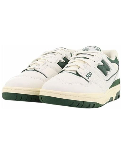 New Balance White X Aime Leon Dore 550 'Evergreen' for men