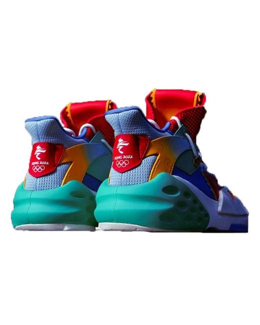 Anta Blue (Wmns) X Palace Museum Life Series Sneakers Patchwork'