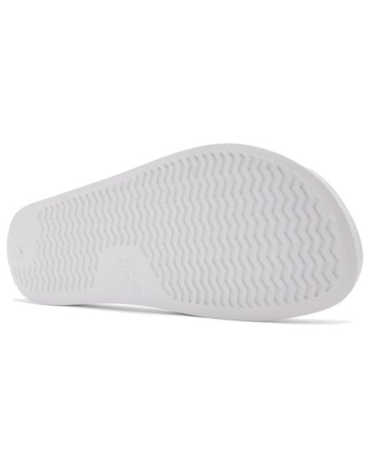 Reebok White Lm Classic Slide Slippers