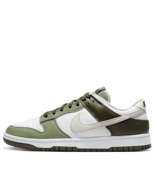 Nike Green Dunk Low Shoes for men