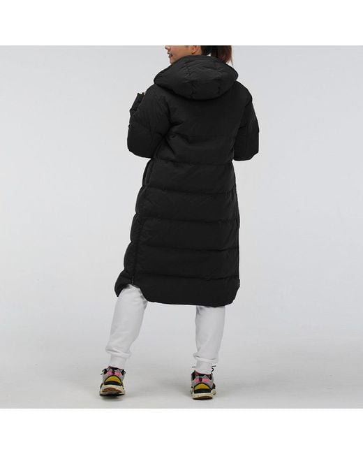 Under Armour Black Long Puffer Jacket for men