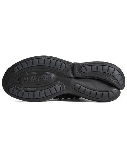 Adidas Black Alphaboost Running Shoes 'Core' for men