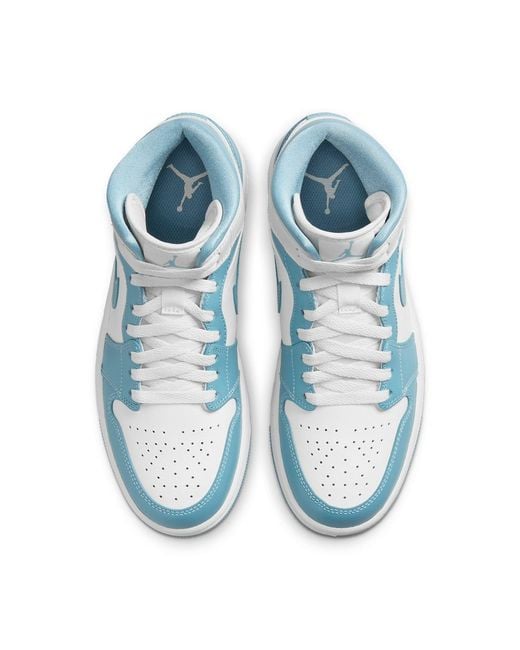 Nike Blue Air 1 Mid "Unc" Shoes