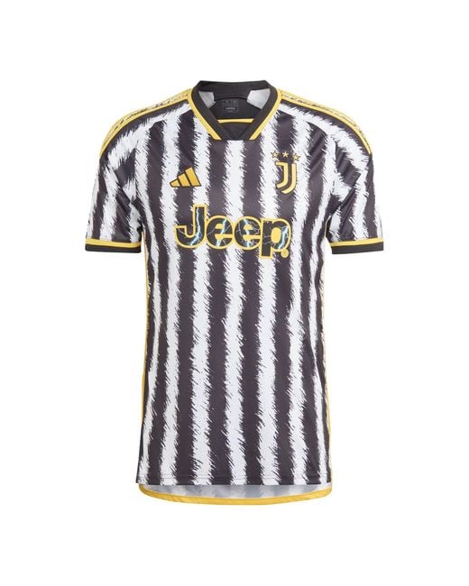 Adidas Black Juventus Home Shirt 2023 2024 Adults for men