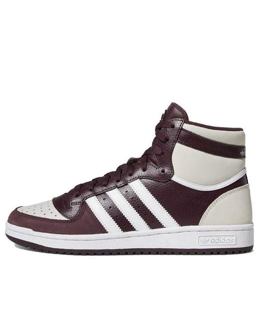 Adidas Brown Top Ten Rb 'Shadow' for men
