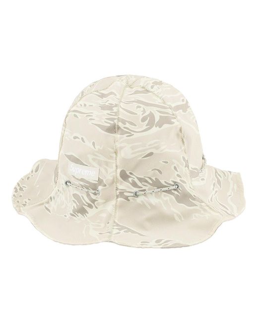 Supreme Natural Tiger Camo Reflective Tulip Hat for men