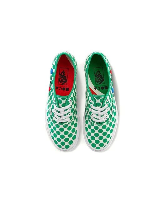 Vans Green Moca X Authentic 'Logo' for men