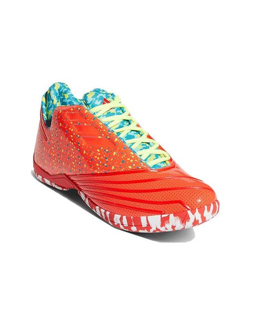 Adidas Red T-Mac 2 Evo 'Paint Splatter' for men
