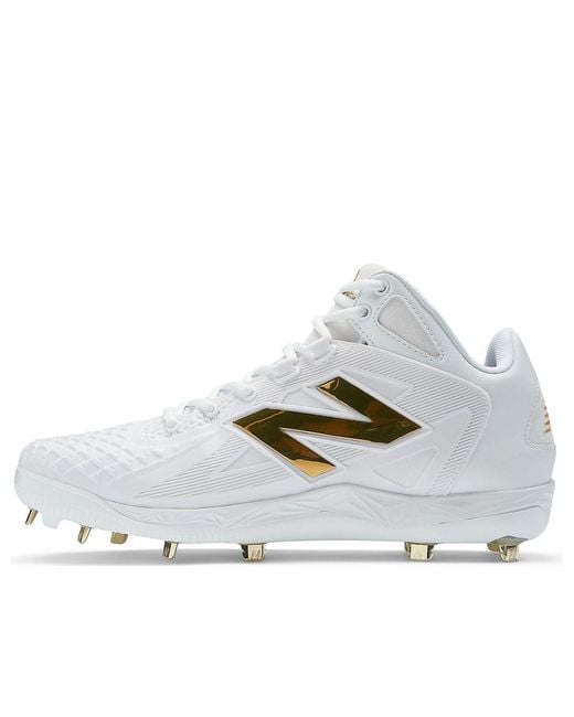 New Balance White Ohtani 1 Cleats Metallic' for men