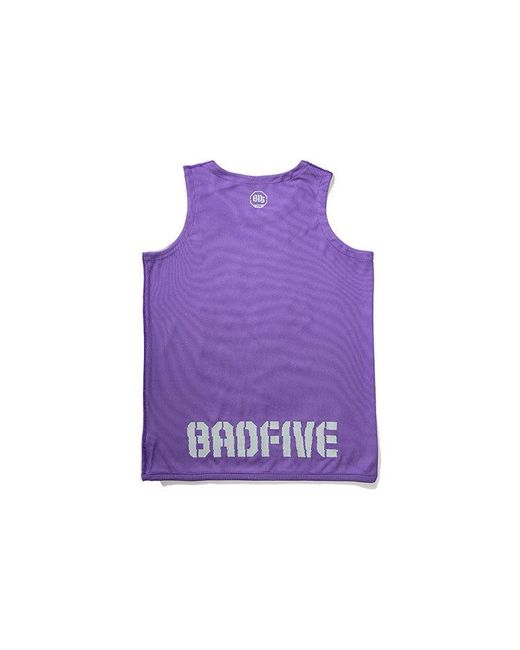 Li-ning Purple Badfive Reversible Basketball Jersey for men