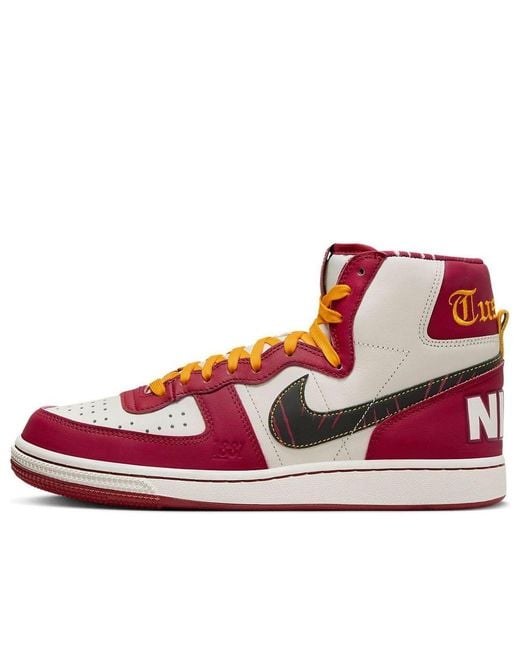 Nike Red X Tuskegee University Terminator High 'Golden Tigers' for men