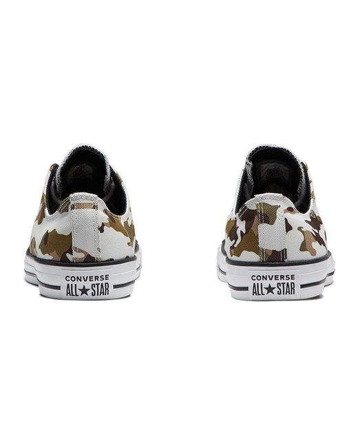 Converse White Chuck Taylor All Star Allover Camo Low Top for men
