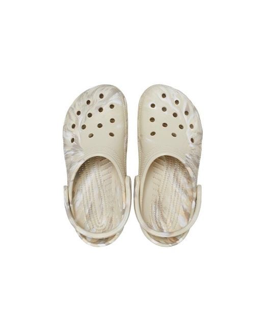 CROCSTM White Classic Marbled Clog 'Bone & Multi' for men