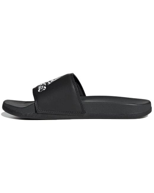 Adidas Black (Wmns) Adilette Comfort Slide Zebra'