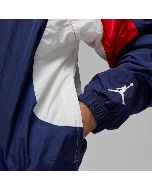 Nike Blue Air X Trophy Room Usa Woven Track Jacket Dr2954-410 for men
