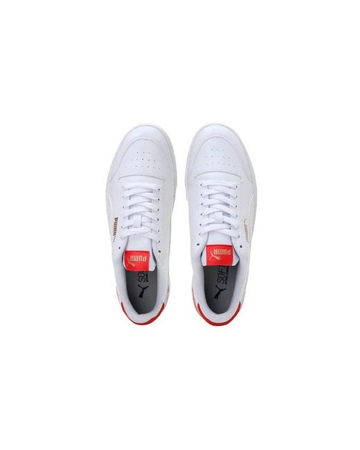 PUMA White Shuffle Sneakers for men