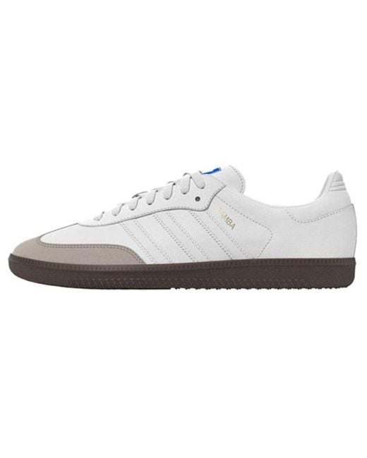 Adidas White Samba Og 'Double Gum' for men