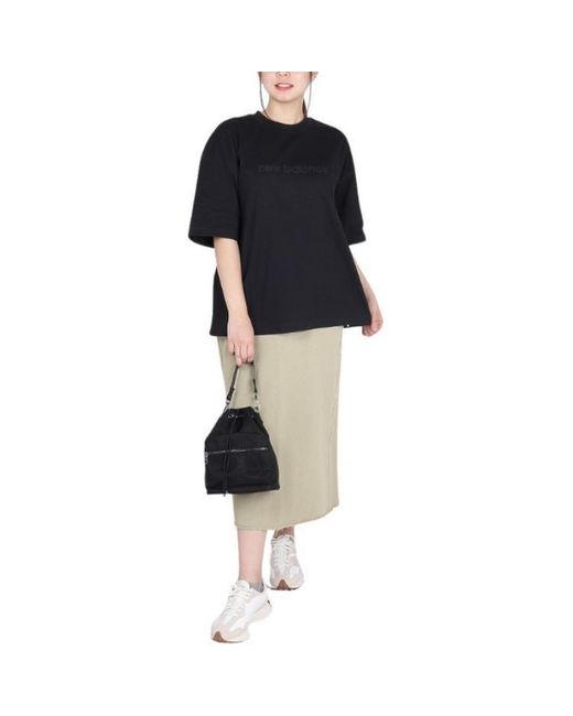 New Balance Black (Wmns) Hyper Density Jersey Oversized T-Shirt