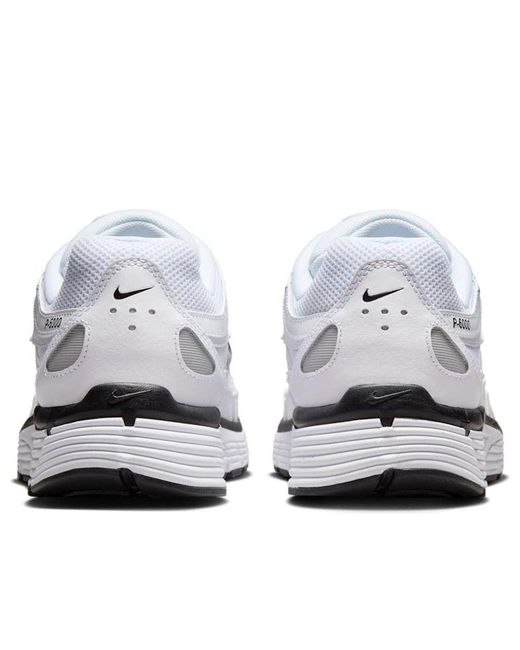 Nike White P-6000 Metallic' for men