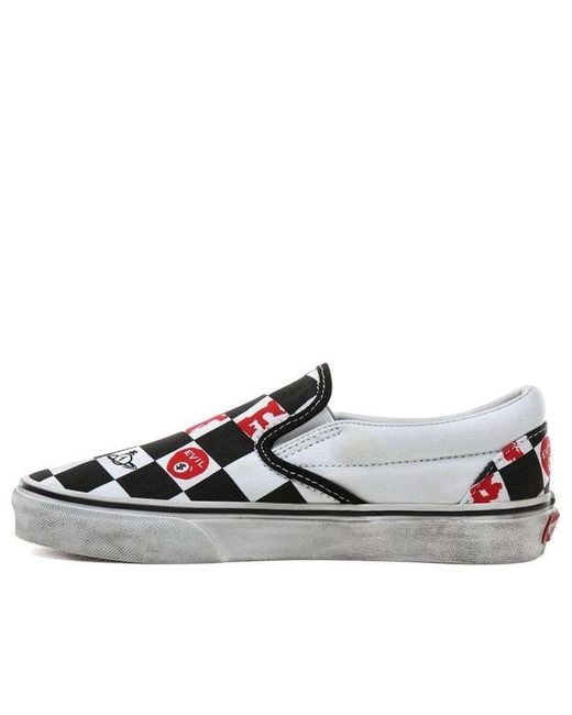 Vans White Vivienne Westwood X Slip-On 'Anglomania' for men